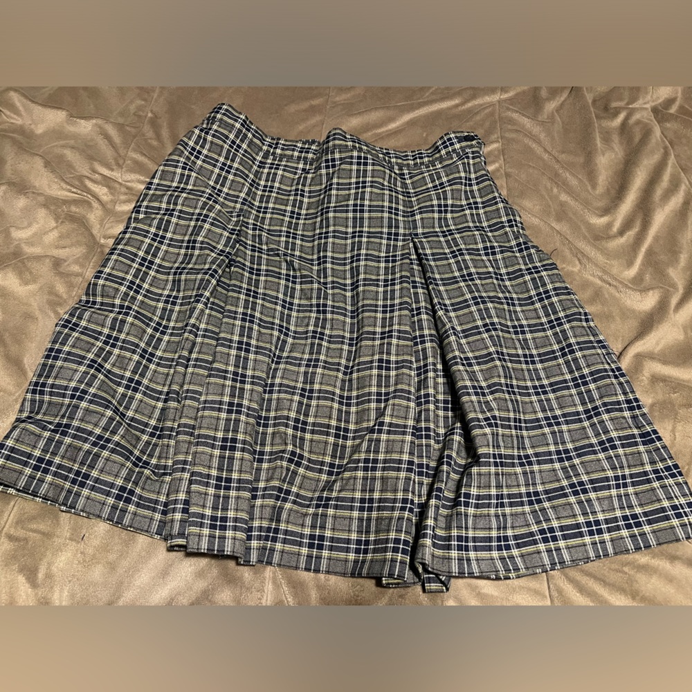 Becky Thatcher Elderwear Plaid School Skirt Size 16.5